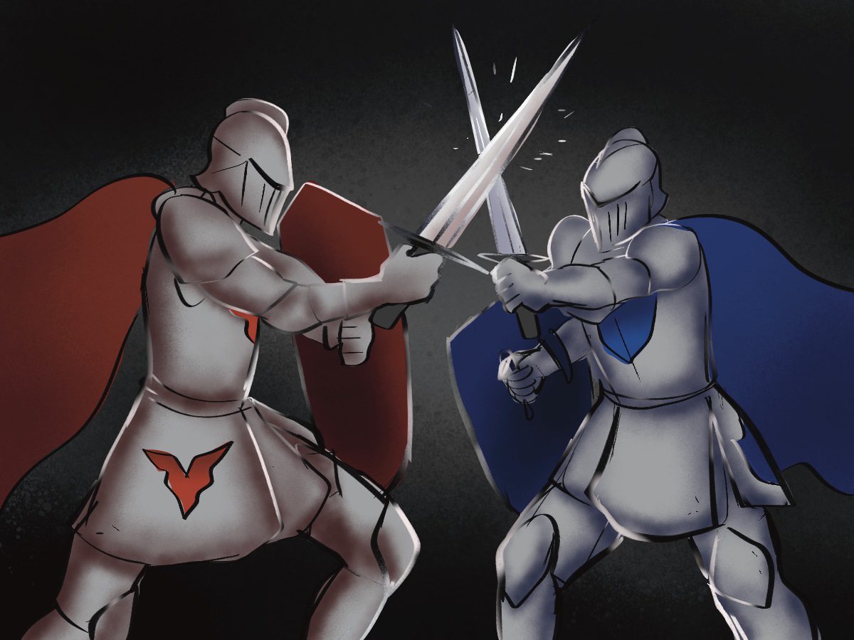 Roland and Oliver, King Charlemagne